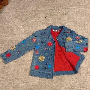 Flower Denim Jacket